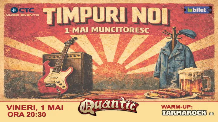 1 mai: Concert Timpuri Noi - 1 Mai Muncitoresc