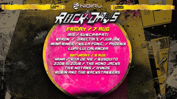 7-8 august: Nibiru: Rock Days