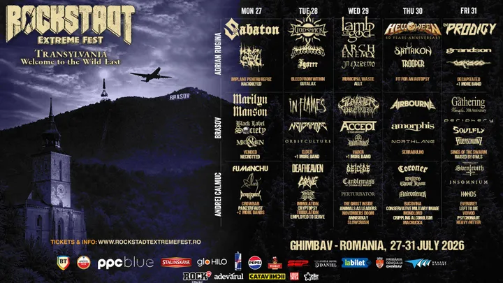 27-31 iulie: Rockstadt Extreme Fest 2026