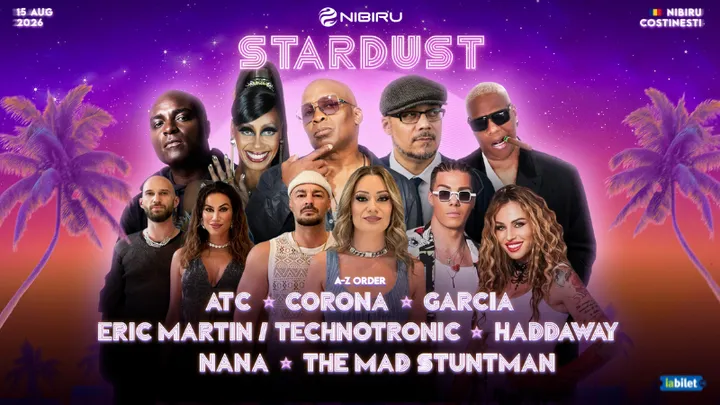 15 august: Nibiru: STARDUST feat. ATC, Corona, Haddaway