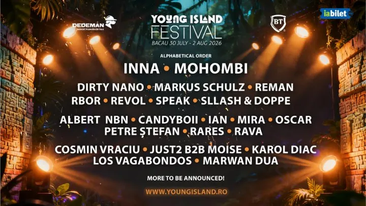 30 iulie - 2 august: Young Island Festival