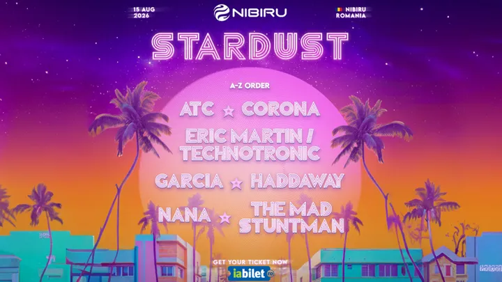 15 august: Nibiru: STARDUST feat. ATC, Corona, Haddaway