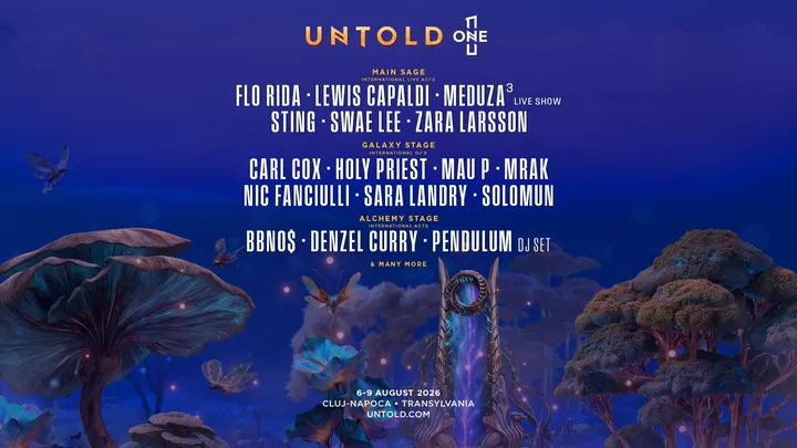6-9 august: UNTOLD Festival 2026