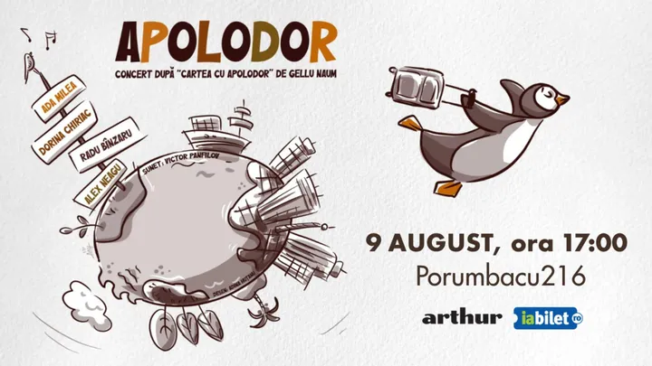 9 august: Sibiu: Apolodor în grădină – Ada Milea