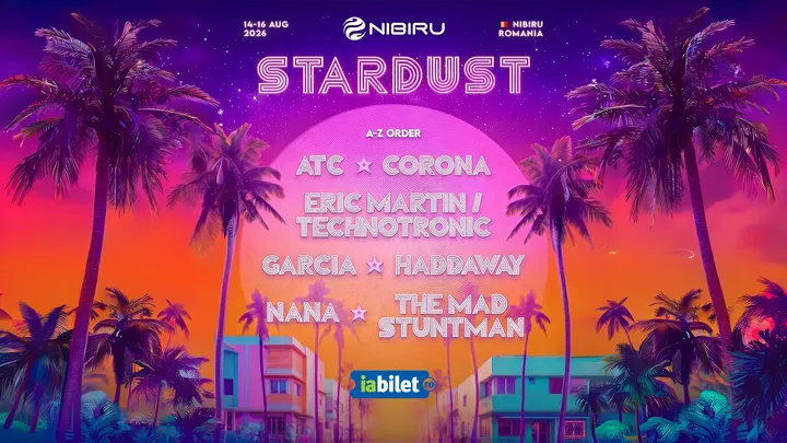 14-16 august: Nibiru: STARDUST feat. ATC, Corona, Haddaway, Nana, The Mad Stuntman