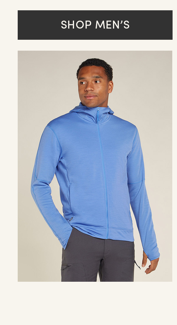 Shop Men's Merino 360 Realfleece™ Elemental Long Sleeve Zip Hoodie.