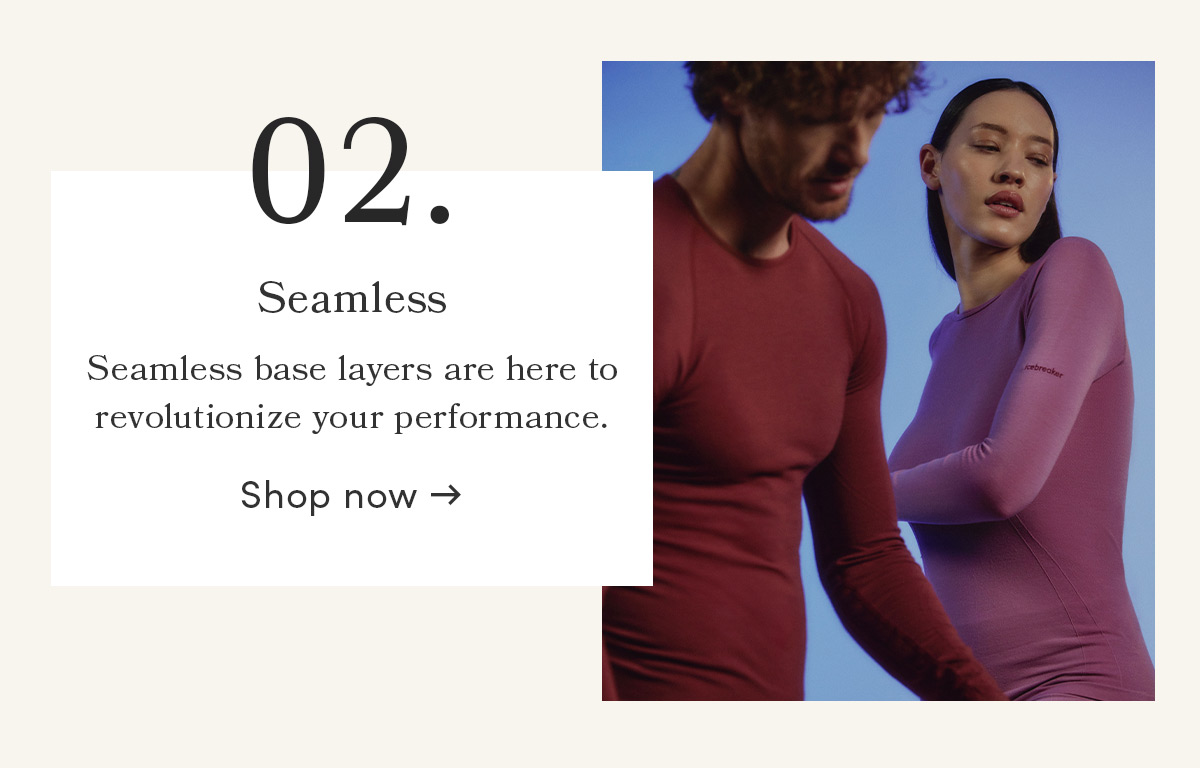 Seamless base layers are here to revolutionize your performance. Shop now.