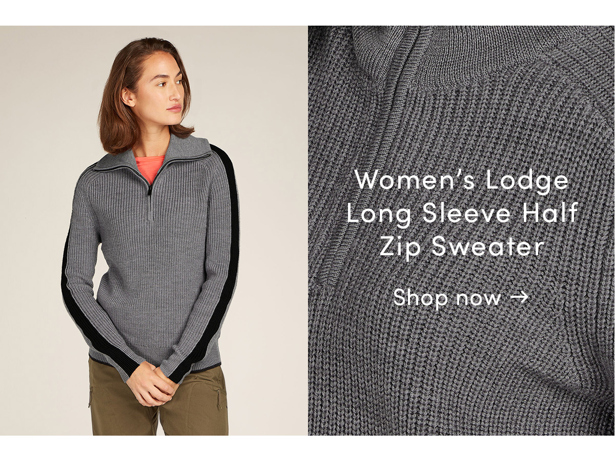 Women's Lodge Long Sleeve Half Zip Sweater. Shop now.