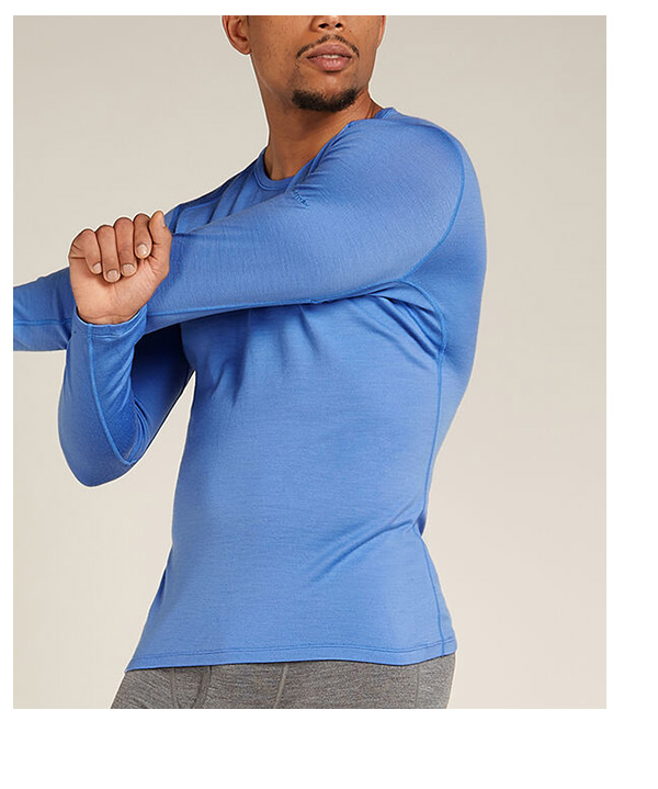 Man in blue 260 tech base layer