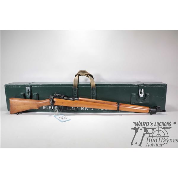 Non-Restricted rifle Lee Enfield model NO. 7 MK 1, .22 cal Five shot bolt action, w/ bbl length 25 1