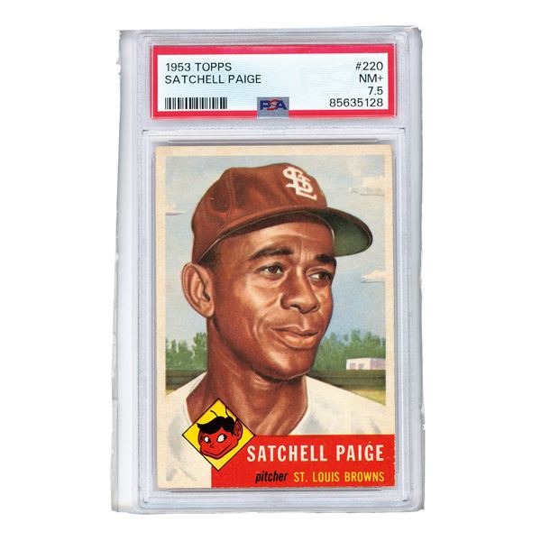 1953 Topps #220 Satchel Paige PSA 7.5 NM+,