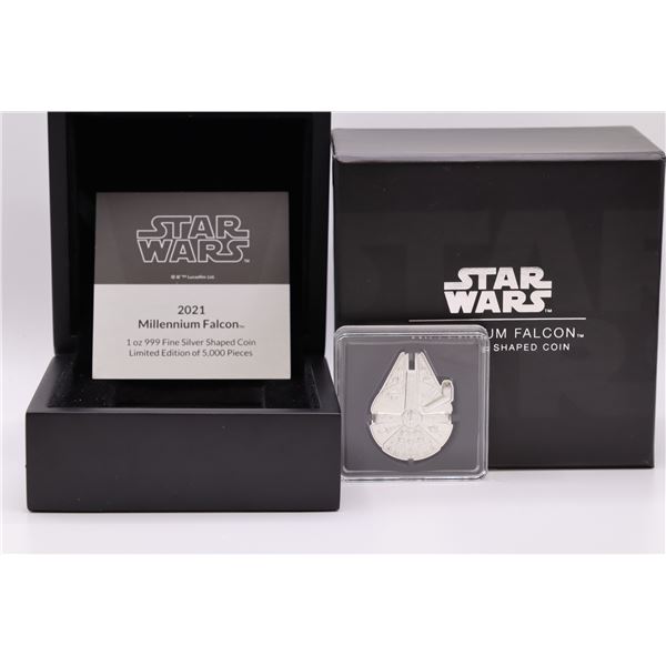 2021 Two Dollars Millenium Falcon 1oz. Limited to 5000. (tax exempt)