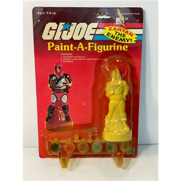 Vintage G.I. Joe Paint A Figurine Zartan The Enemy, In Original Blister Pack