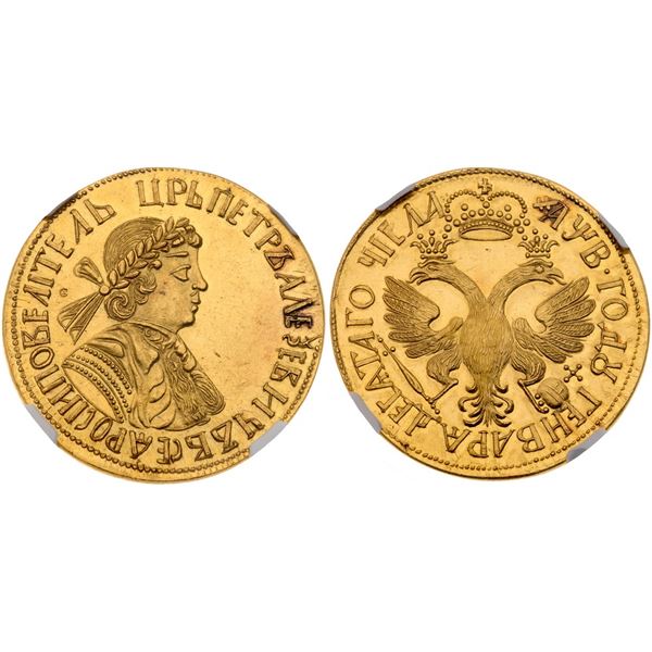 Medallic 7 Ducat [x=#8800/]A[x=#936/]B (1702),