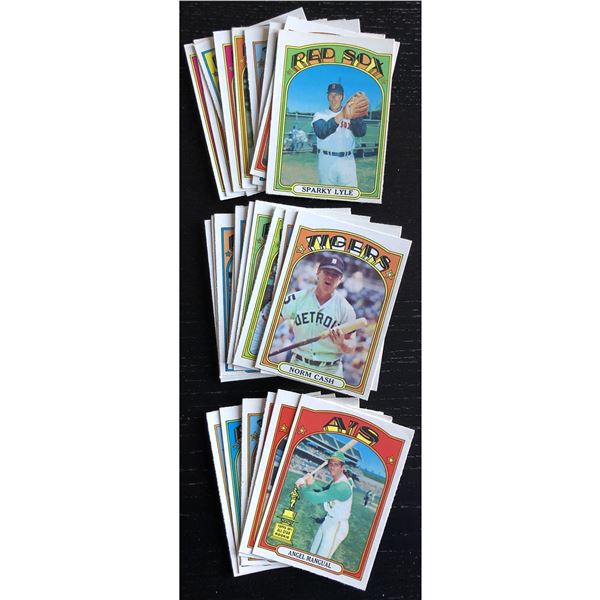 1972 O-PEE-CHEE MLB COLLECTION - 25 CARDS