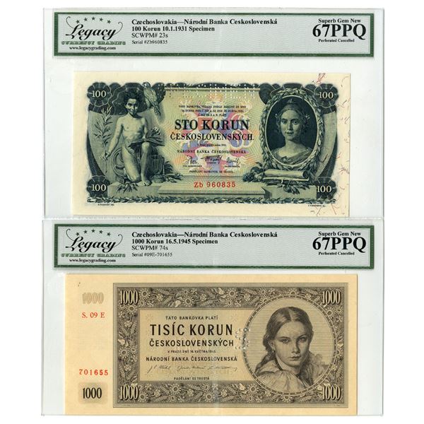 Czechoslovakia. National Bank of Czechoslovakia, 1931 to 1945, 