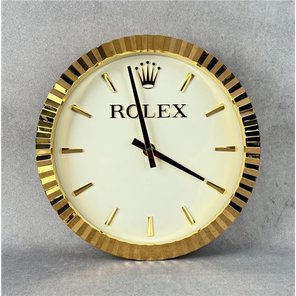 Authorized Rolex Watch Dealer Wall Clock