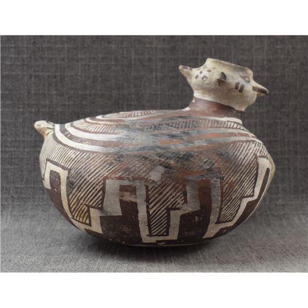 ROOSEVELT POTTERY DUCK EFFIGY POT