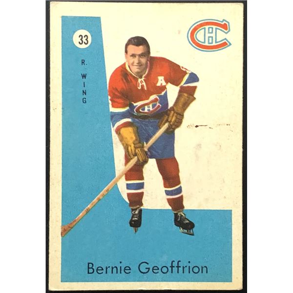 1959-60 PARKHURST BERNIE GEOFFRION (HOF)