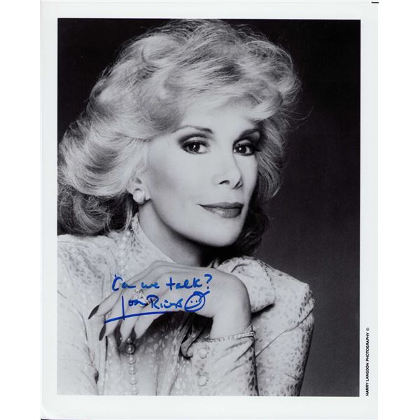 Joan Rivers signed photo