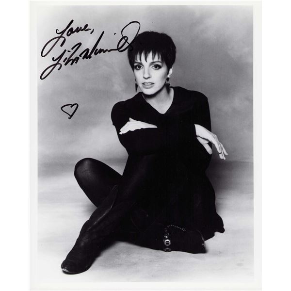 Liza Minnelli signed photo