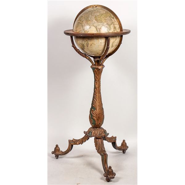 Lorino's Terrestrial Globe w/stand, 1860, Boston, from California Family [193589]