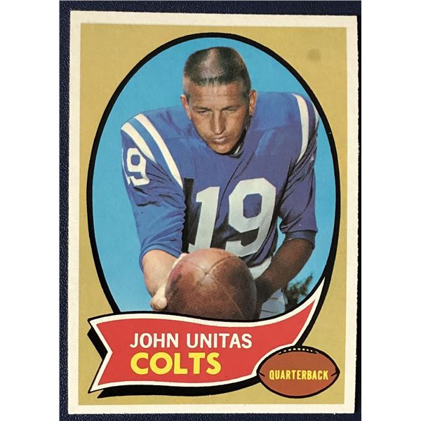 1970 TOPPS JOHNNY UNITAS (HOF)