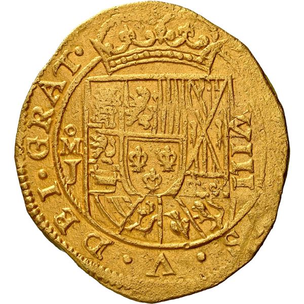 MEXICO, Mexico City, gold cob 8 escudos 
