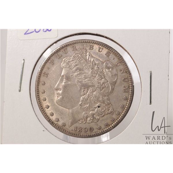 1890 American silver dollar