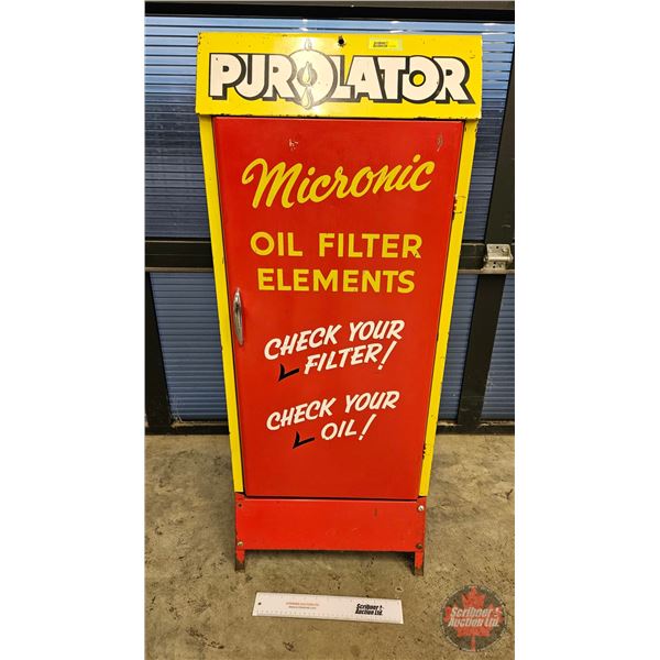 Purolator Micronic Oil Filter Elements Service Station Cabinet (Wheeled) (42-1/4