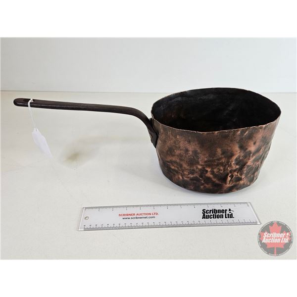 Antique Copper Trading Pot (6