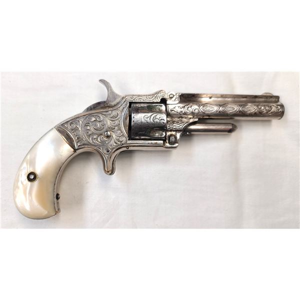 ANTIQUE JM Marlin 1872 DELUXE XXX Stanard Revolver 30 Rimfire