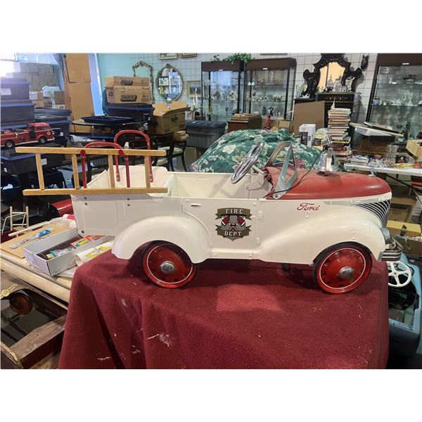 Ford Fire Engine Truck Pedal Car Classics