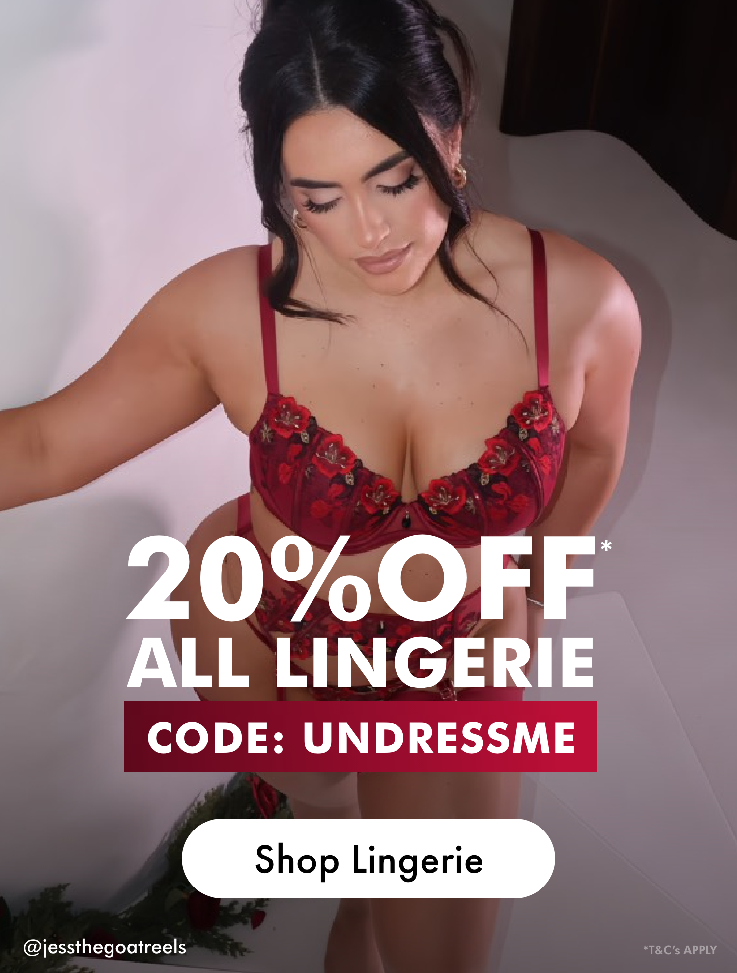 Shop 20% Off ALL Lingerie!