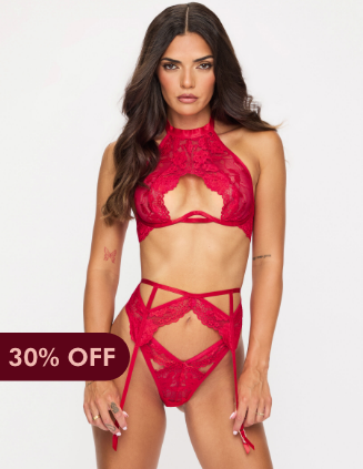 Sultry Secrets Crotchless Set