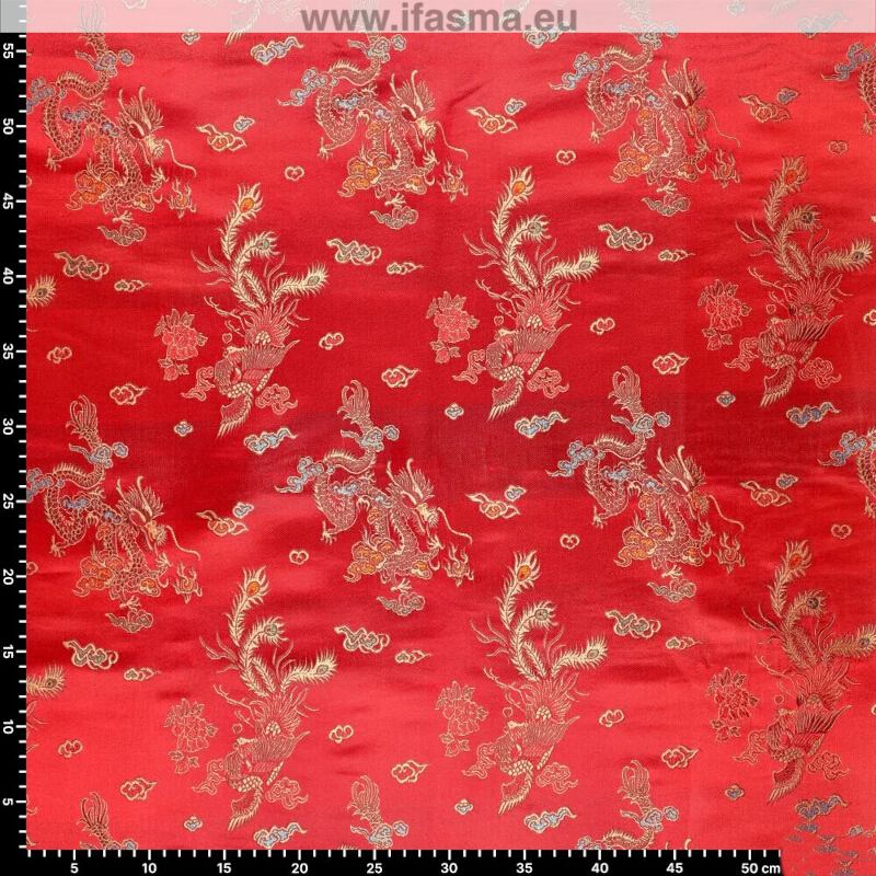 1943 DRAGON CHINA Brocade