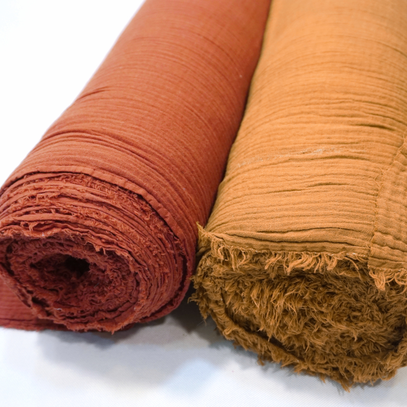 DOUBLE GAUZE - ΝΕΑ ΧΡΩΜΑΤΑ Τοματοπελτές & Havana