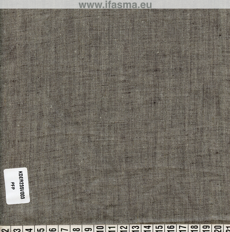 KDER235V003 Κουρτίνα Λινή Γκρι Ποντικί - Mouse Grey