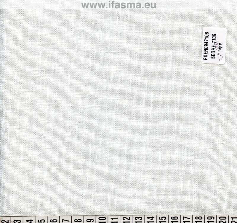 FDER0947106 Κουρτίνα Γάζα ZAXARI - SUGAR WHITE SEGRE 7106 PFP