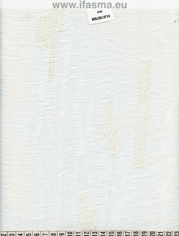 KAJK1997808 Κουρτίνα Γάζα ΕΚΡΟΥ - ECRU