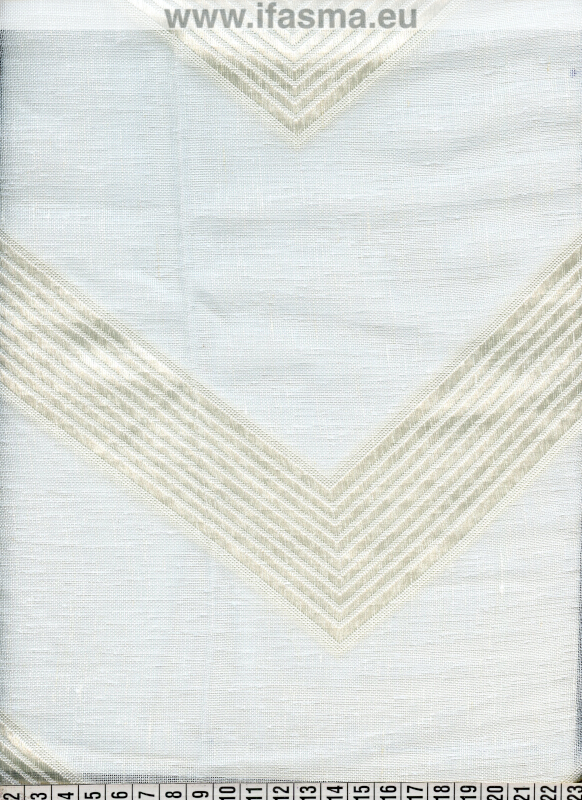 FAJK14C1501 Κουρτίνα Missoni Γάζα ΕΚΡΟΥ - ECRU 