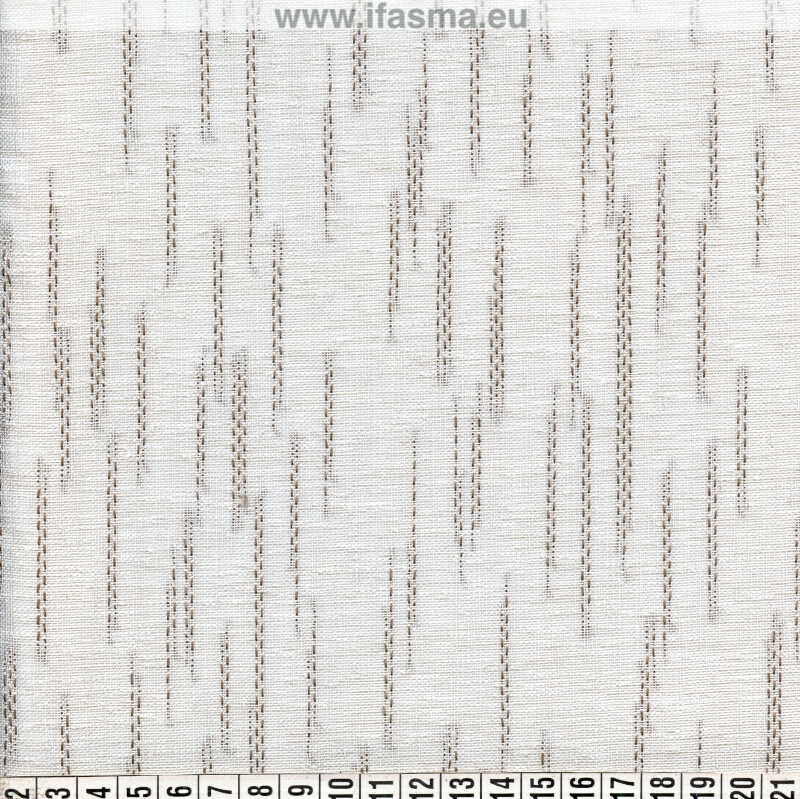 FAJK173Y504 Κουρτίνα Γάζα ζακάρ ύφανση Γκρι του Πάγου - Lt. Grey