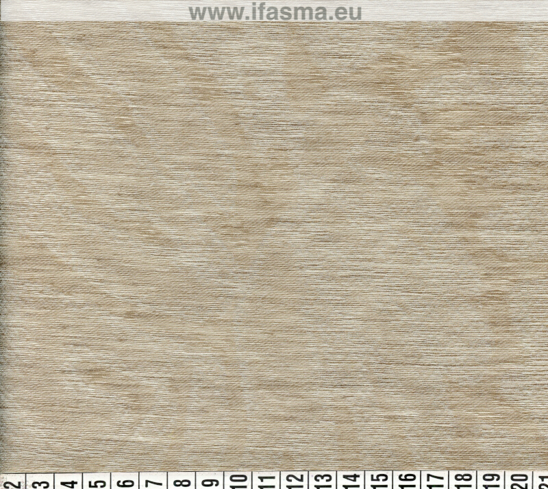 MABR16C1330 Κουρτίνα Γάζα Alocasia Tropical Leaves Beige Cigar