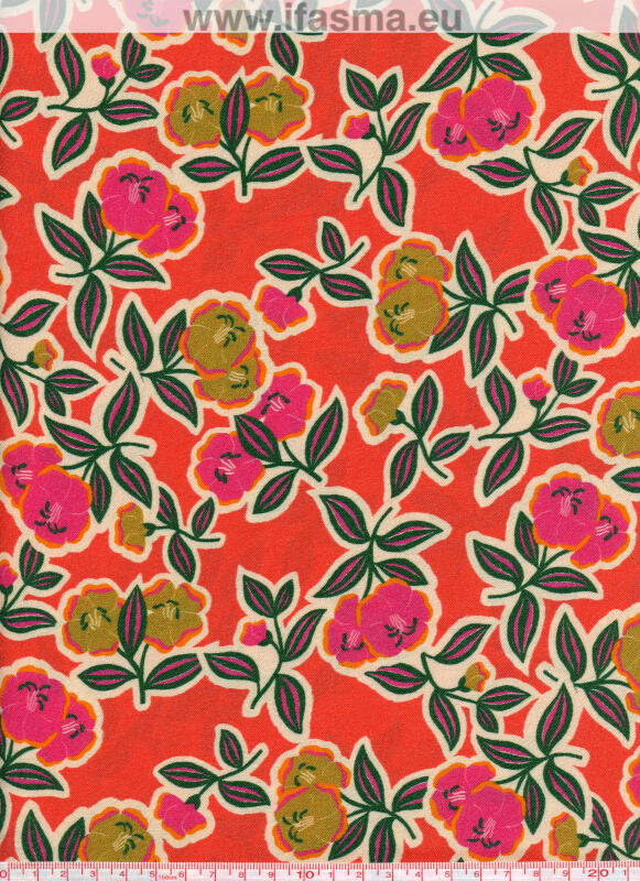 BBE332 FANOU ROUGE / ROSE Digital Prints