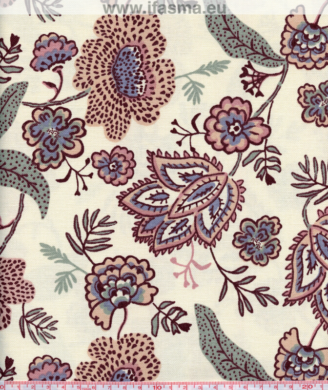 ΚΑΜΒΑΣ 148 Half Panama - Canvas KHONO Ecru / Blue