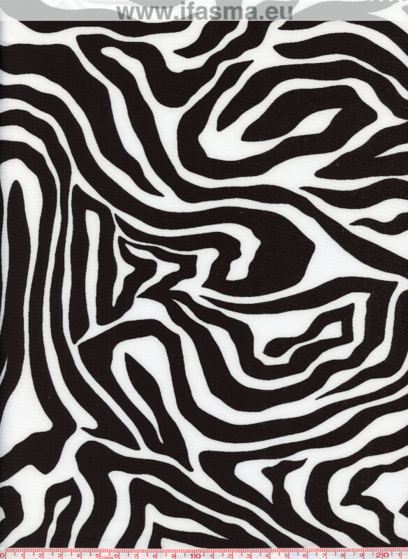 ΣΖΕ2163 Animal Print 034 Ασπρόμαυρο