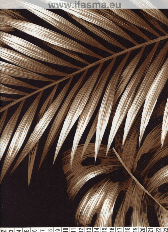 ΣΖΕ2131 Φύλλα Φοίνικα Μαύρο & Καφέ