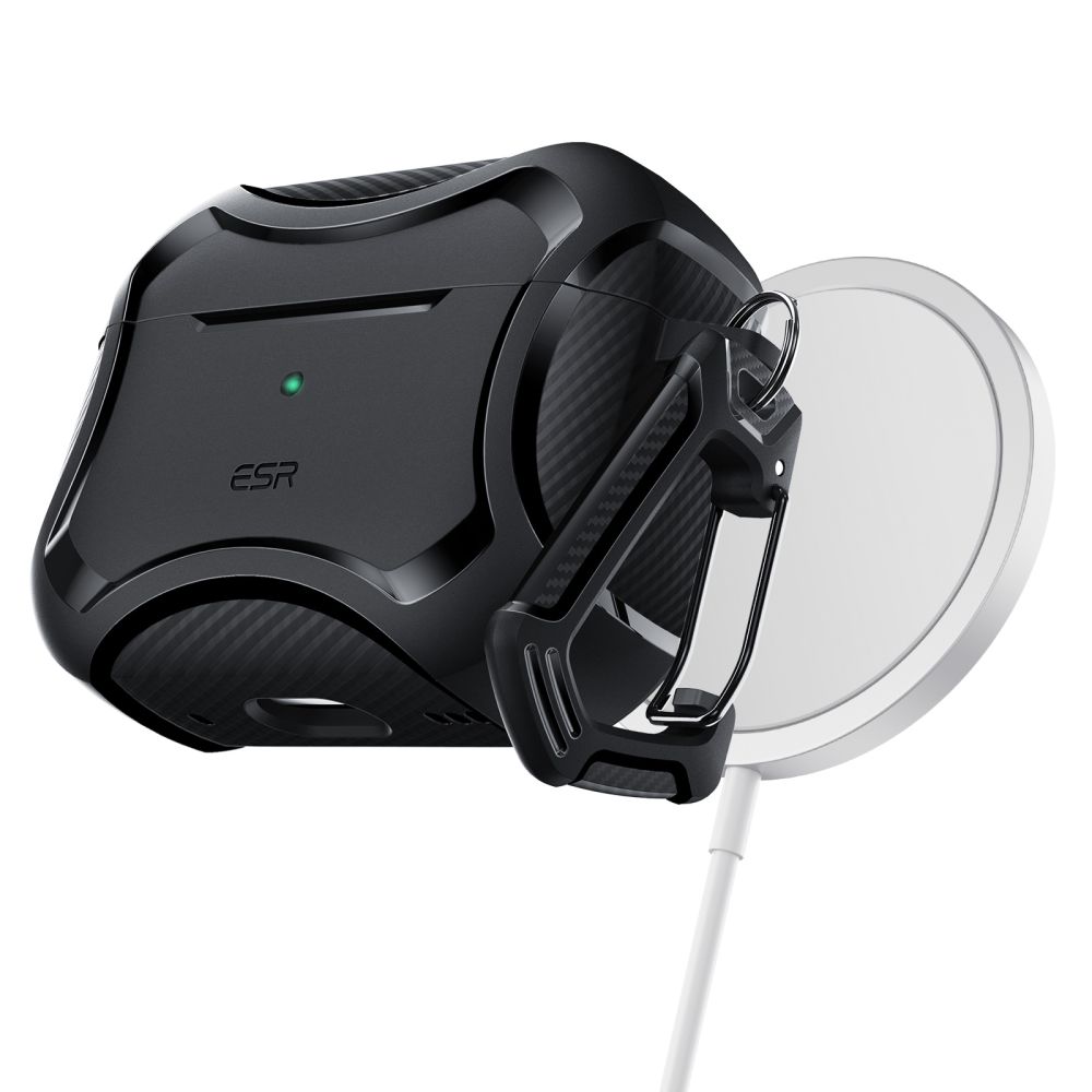 ESR Cyber Armor HaloLock MagSafe AirPods Pro kemény tok - fekete