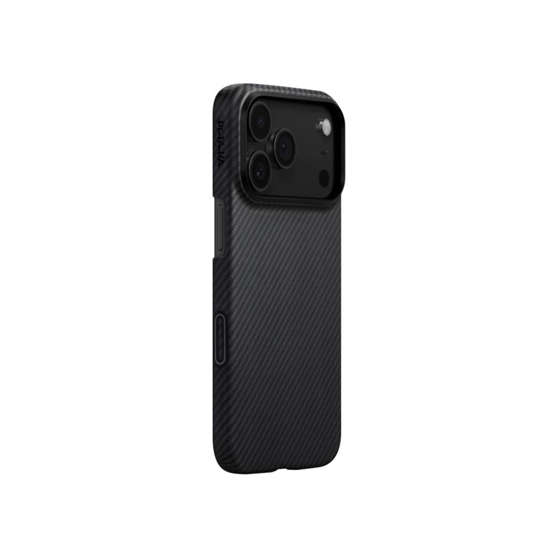 Pitaka Ultra-Slim iPhone 17 Pro aramid hátlap tok - fekete