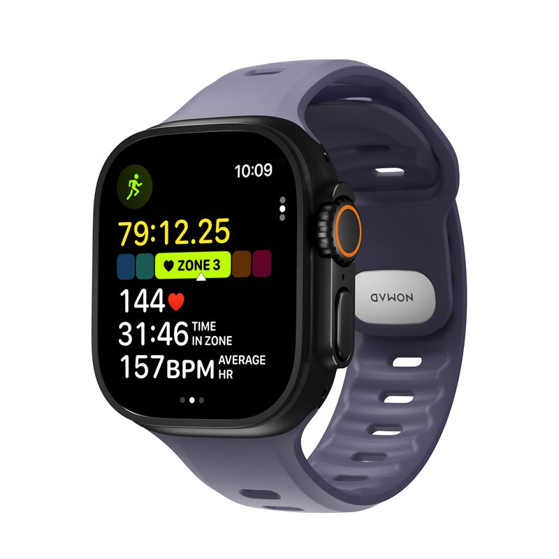 Nomad Tempo Apple Watch Ultra 49mm szilikon szíj - lila